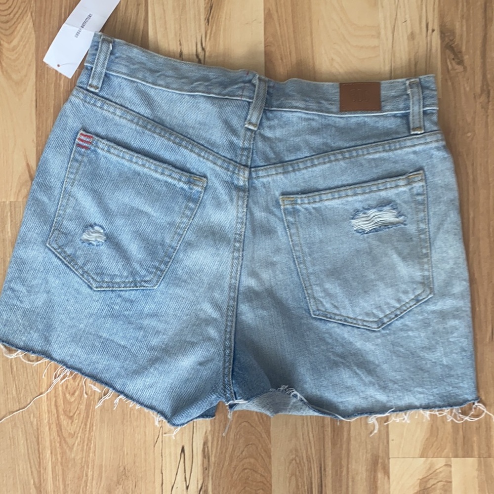 High Rise Jean Shorts - Picture 2 of 5